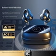 thumbnail image 2 of Auriculares Bluetooth m47 con clip para orejas, conducción ósea abierta, color negro, 2 of 5