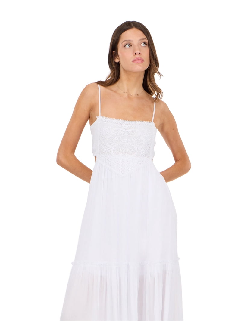 fitted lace wedding dress Laken Maxi Dress