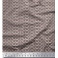 thumbnail image 1 of Soimoi Rayon Crepe Fabric Leaves Small Fabric Prints by Yard 46 Inch Wide, 1 of 3