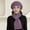 Taro color (single top hat), variant on Single Hat Women's Hat New Autumn Winter Highlight Cold-proof Warm Fleece Thickened Comfortable Elegant Simple Generous Hat for Daily Outings, Shopping, Running, Hiking, Exercising, Walking Leisure