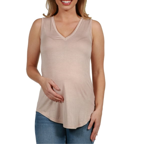 Avery Sleeveless Maternity Tunic Top