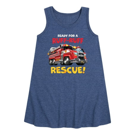 

Paw Patrol - Ruff Ruff Rescue - Toddler and Youth Girls A-line Dress