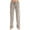Grey, variant on Women's Casual Trousers with Solid Color Design for Everyday Wear and Home Comfort Elastic High Waisted Straight Leg Pull On Trousers