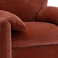 thumbnail image 5 of Modern Style Chenille Oversized Armchair, Accent Chair, 38.6’’ W Single Sofa, for Living Room, Bedroom, Orange, 5 of 6