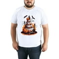 thumbnail image 4 of Graphic Tees Baggy Shirts for MenHalloween (1) Crew Neck Streetwear T Shirts Casual Summer Sports Best Sizes, 4 of 5