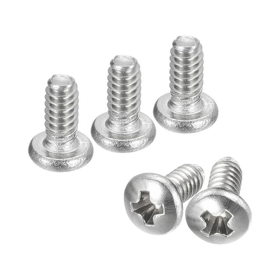 #4-40x1/4" Pan Head Machine Screws, 304 Stainless Steel Screw, Pack of 50