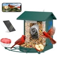 thumbnail image 1 of PawHut Smart Bird Feeder Camera with AI Identify, 2K HD Live Video, 1 of 10