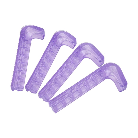 Ice Skate Guards, 2 Pairs Elastic Material Ice Skating Accessories Figure Skate Guards Stable Installation Suitable for Most Types of Hockey and Figure Skating Blades
