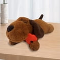 thumbnail image 4 of Ygjytge Lindo Perro Peluche Juguete Alivio La Ansiedad Juguete Peluche Regalos para (perro Marrón Oscuro), 4 of 7