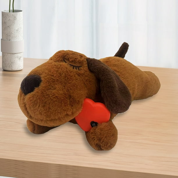 Acheter Mignon Simulation dormir chiot chien poupée jouet avec son enfant  jouet décoration cadeau jouets pour tous les âges