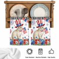 thumbnail image 5 of 4th of July Kitchen Towels Set of 1, Independence Day Patriotic Flowers American Cat Absorbent Dish Towels for Kitchen, Microfiber Hand Towel, Quick Drying Tea Towel for Cleaning Dishcloths, 5 of 7