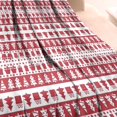 thumbnail image 3 of Red Christmas Pattern Blanket,Comfortable Soft Lamb Wool Throw Blanket,All Season,Warm Lightweight Blankets for Sofa Bed Couch Living Room Chair,60"x80", 3 of 4