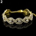 thumbnail image 3 of UDIYO Women's Luxury Spiral Rhinestone Bangle Wedding Party Bracelet Jewelry Gift, 3 of 7