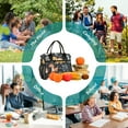 thumbnail image 6 of FORMRS Insulated Lunch Bag Unisex Large Capacity with Shoulder Strap, Orange Dinosaur, 6 of 6