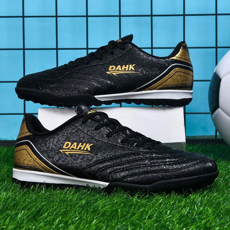 ZEPP サッカー Men's Indoor Soccer Shoes Football Cleats Low-Tops Lace-Up