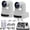 White, variant on 2 x PTZOptics Move SE PTZ Camera with 12x Optical Zoom + PTZOptics PT-JOY-G4 Controller + 2 x Wall Mount