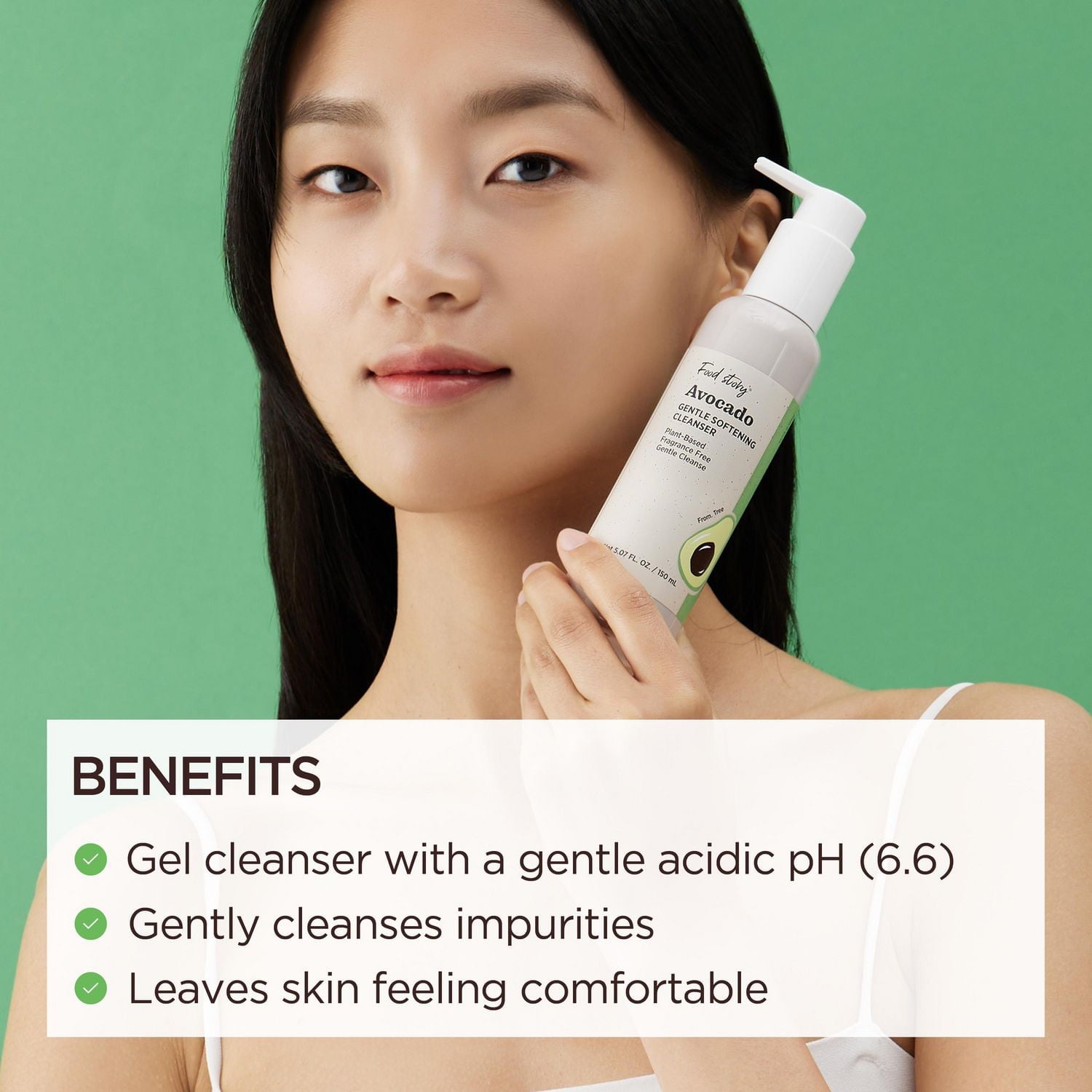 Food Story Avocado Gentle Softening Cleanser