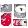 thumbnail image 4 of 6PCS Christmas Table Mat Creative Decorative Christmas Placemat with 6 Cup Mats, 4 of 10
