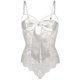 thumbnail image 1 of Ropa interior sexy para mujer, corsé de perspectiva transparente con encaje de osito de peluche, ropa interior de una pieza, 1 of 6