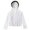 White, variant on Girls Shirts Girl Sun Shirt Tie Dye Hooded Top with Brim and Lightweight Breathable for Outdoor Activities
