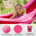 thumbnail image 5 of Grassman Kids Hammock,Youth hammock,Hammock Gear，2 Straps 10ft +2 Carabiners, Indoor/Outdoor, 5 of 6