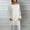 White, variant on Women's Longline Round Neck Long Sleeve Pocket Tops Versatile Tunic Length Shirt for Spring Fall Winter Wear (Black,XL)