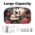 thumbnail image 3 of Rose Cord Organizer Travel Bag with Waterproof Oxford Fabric, Cable Storage Organizer Case for Electronic Devices, Small Parts Storage Box - 5.9x9.44x3.14 in, 3 of 6