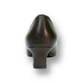 thumbnail image 4 of Bess Women Wide Width Leather Dress Pump BROWN 11, 4 of 6