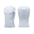 thumbnail image 5 of Chaleco deportivo para hombre, chaleco elástico de entrenamiento ajustado sin mangas, cruzado, transpirable, de secado rápido, para Fitness, 5 of 5