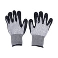 thumbnail image 1 of Guantes de construcción anticortes de nivel 5, de goma esmerilada, antideslizantes, resistentes al desgaste, multifuncionales, de seguridad., 1 of 14