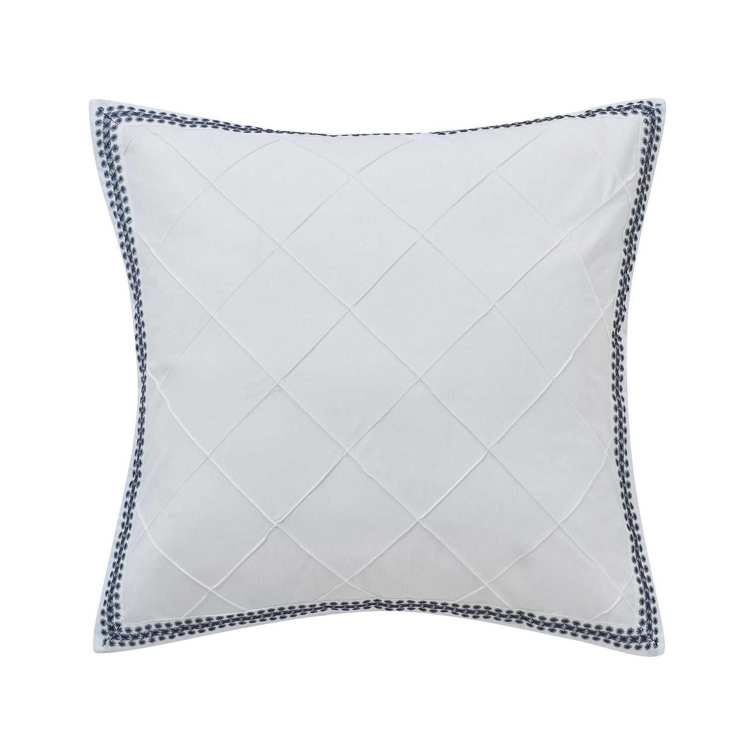 Beco Home Pintuck White 3 Piece Cotton Comforter Set