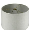 thumbnail image 4 of 1 Light Swag Plug-In Pendant 16"w Shallow Drum Textured Oatmeal Shade, 17' Black Cord, 4 of 5