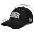 thumbnail image 4 of American Trends Baseball Cap for Men USA Flag Embroidered Baseball Hat Adjustable Golf Hat UV Protection Coffee, 4 of 7