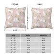 thumbnail image 3 of Rateoe Rabbit Pattern Throw Pillow Cover Premium Pillow Stuffer Sham Square for Decorative Cushion Bed Couch Sofa(Pillow insert not included), 3 of 8