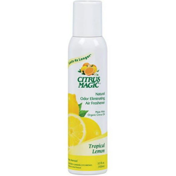 Citrus Magic Natural Odor Eliminating Air Freshener - Tropical Lemon - 3.5 fl oz