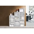 thumbnail image 4 of Contemporary Home Living 47.25" White Multipurpose Bookcase with 4-Shelves, 4 of 4