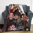 thumbnail image 4 of Pedro Pascal Blanket Handsome #9 Super Soft Throw Blanket Silky Flannel Lightweight for Sofa, Bed Blanket All Season Use 30""*40""（76 * 100cm）, Style-1, 4 of 6