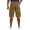 thumbnail image 2 of X RAY Mens Cargo Shorts Camo and Solid Colors 12.5" Inseam Knee Length Classic Fit Multi Pocket, Corner Twill Taped Back Pocket - Brown, 50 Big, 2 of 9