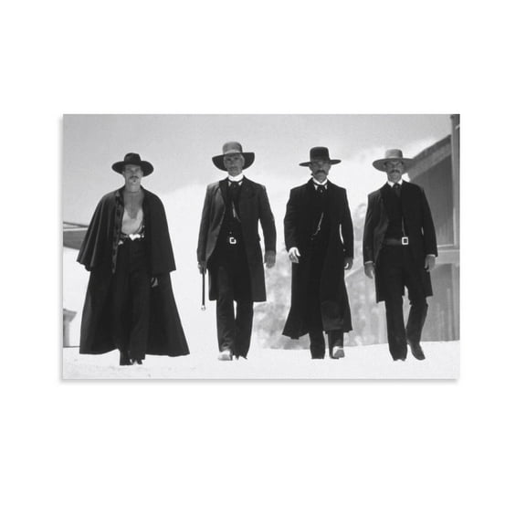 Classic Movies - Tombstone Vintage Poster Wall Art Decor Living Room Bedroom Kitchen Wall Decor Canvas Art Poster and Wall Art Picture Print Modern Family Bedroom Decor Posters