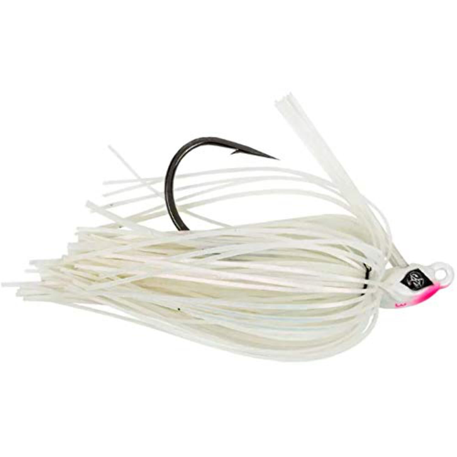 Googan Squad Grass Hero Jig Chartreuse White, 3/8 oz, 4/0 Hook