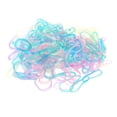 thumbnail image 2 of Plastic Hair Ties, Easy Remove Elastic Hair Bands Colorful  For Kids For Toddler For Hair Styling, 2 of 8