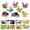 Insects, variant on 3D Insect Paper Assembly Model Kit - 25 Piece Snap Fit Jungle Creature Set, Jigsaw Puzzle Set