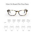 thumbnail image 4 of Anteojos Correctivos unisex eyebobs On Board Azul Carey 2.75x, 4 of 9