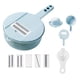 thumbnail image 1 of 9 Piece Set Multi-Function Food Chopper Vegetable Carrots Potatoes Cut Shred Grater Kitchen Manual Slicers Fruit Vegetable Tools, 1 of 4