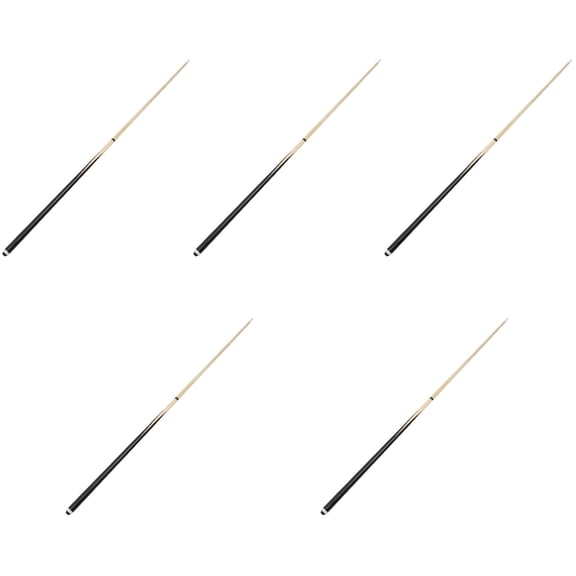 5pcs Pool Sticks 57 Inch Wooden Billiard Cue Hard Wood Pool Cues for Begginer Starters