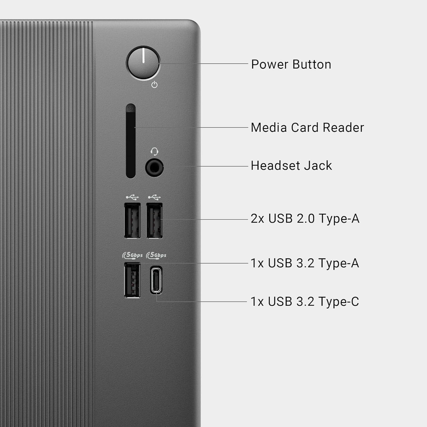 New Dell Ect1250 Desktop Computer Intel Core Ultra 5 225 Processor