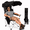 BLACK, variant on Outdoor Folding Chair with Adjustable Canopy Sun Shade, Portable Camping Chair for Adults with Cup Holder and Carry Bag,