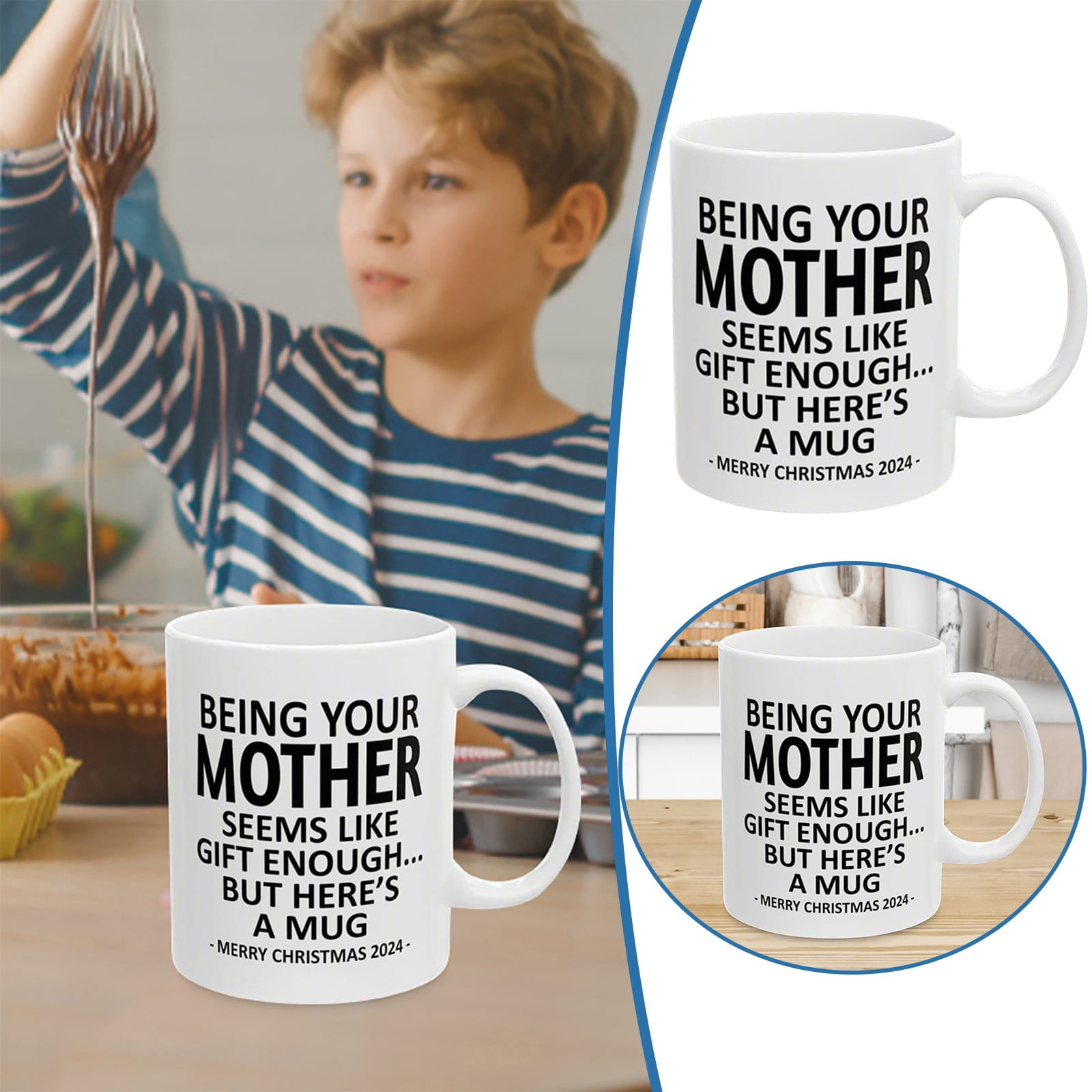 Binwennn Extra Large Drinking Cup Vintage Stacking Mugs Breakaway Glass ...