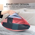 thumbnail image 4 of Yayeee Pillowcase Standard Size Set of 2 Satin Wrinkle Resistant Pillow Case, Pink Geometric, 4 of 7