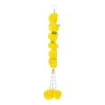 thumbnail image 3 of Guirnalda de caléndula: Guirnalda de caléndula para Diwali, hebras largas, decoraciones para el Día de los Muertos, flores artificiales, adornos colgantes para fiestas, decoración del hogar., 3 of 4